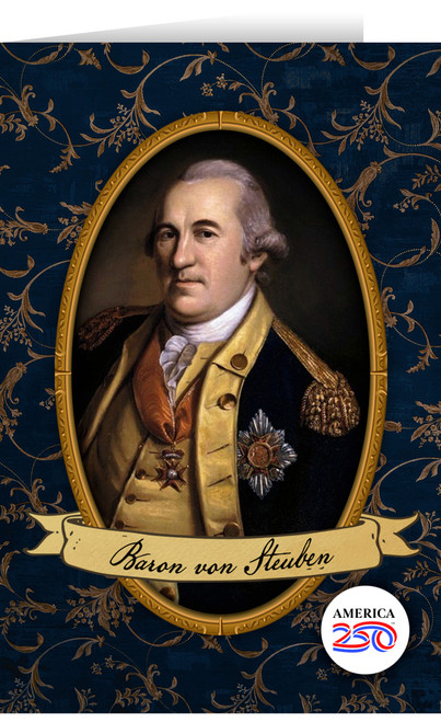Baron von Steuben Greeting Card