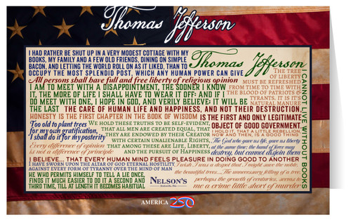 Thomas Jefferson Quotes Greeting Card