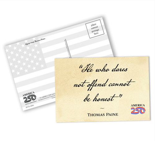 "He Who Dares Not Offend"  Postcard