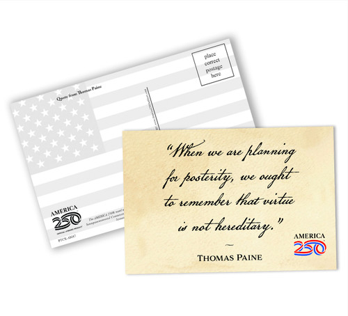 "When We Are Planning" Postcard