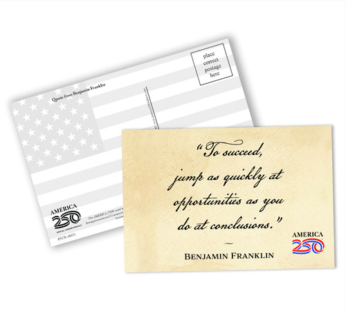 "To Succeed" Postcard