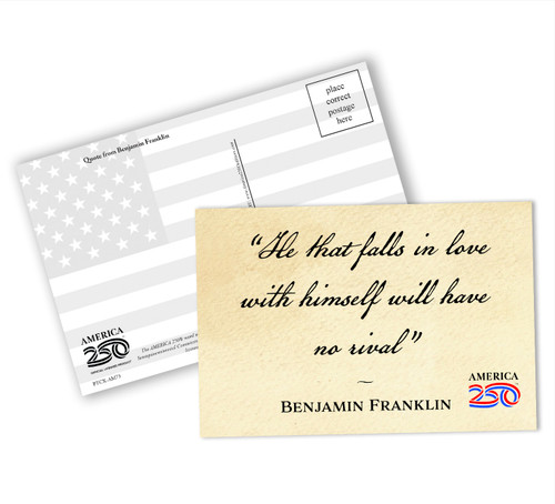 "He That Falls" Postcard