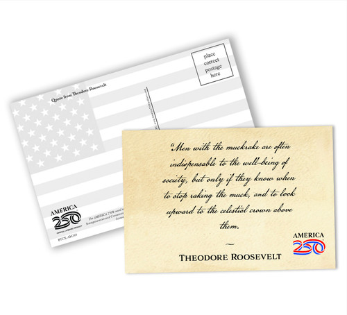 "Men with the Muckrake" Postcard