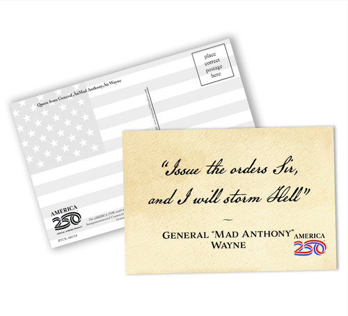 "Issue the Orders" Postcard