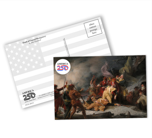 Death of General Montgomery Postcard