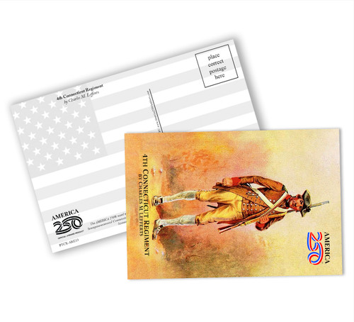 4th Connecticut Regiment Postcard