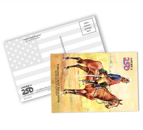 Virginia Light Dragoons Postcard