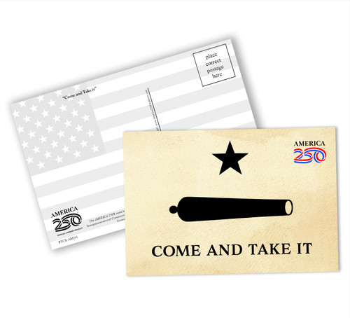 "Come and Take it" Postcard