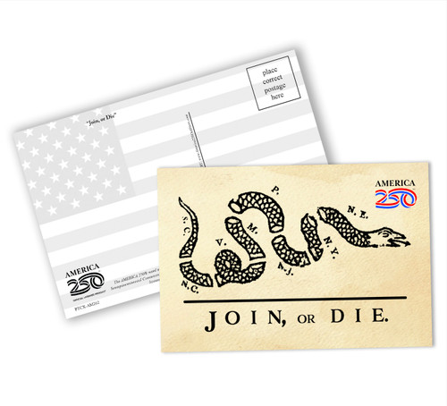 "Join or Die" Postcard