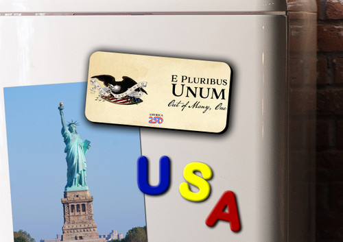 American Eagle Parchment Magnet