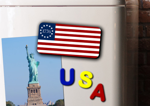 1776 American Flag Magnet