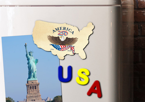 America250™ Eagle Magnet Cutout-USA