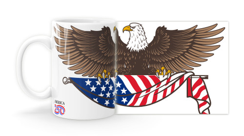 Eagle and Flag Mug