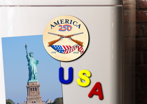 America250™ Rifle3 Magnet Round