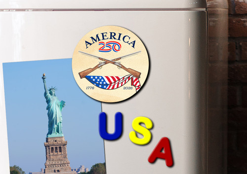 America250™ Rifle 2 Magnet Round