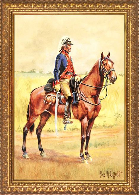 Virginia Light Dragoons Framed Canvas
