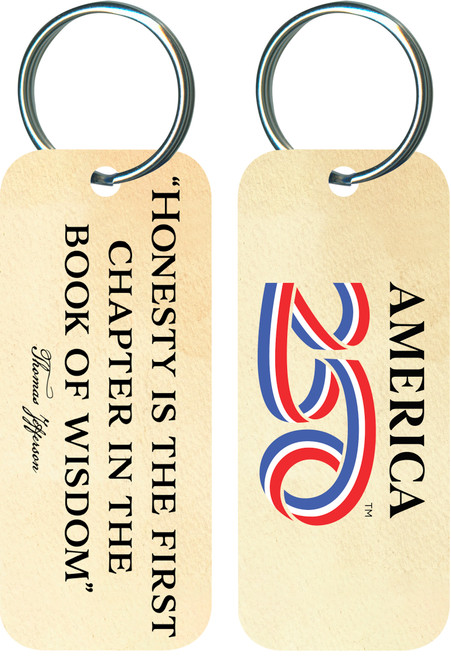 "Honesty Is The First Chapter" Keychain