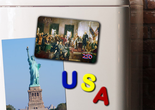 Scene at the Signing of the Constitution America250™  Magnet Standard
