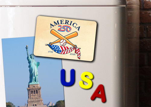 America250™ Baseball Magnet Standard