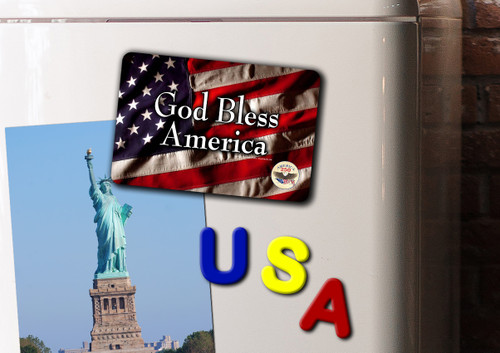 “God Bless America” America250™ Magnet Standard