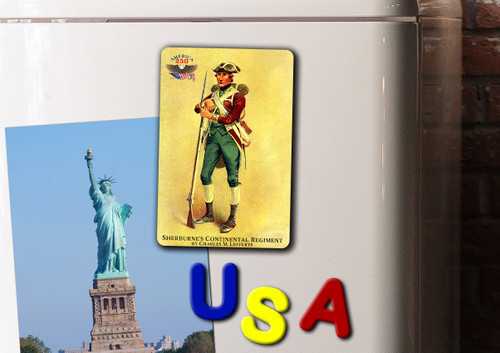 Sherburne's Continental Regiment America250™ Magnet Standard
