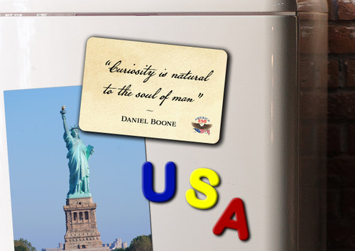 "Curiosity is Natural" America250™ Magnet Standard