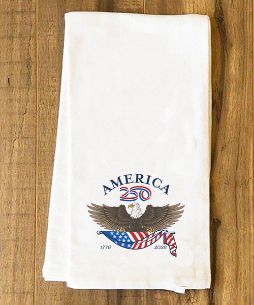 America250™ Eagle Tea Towel