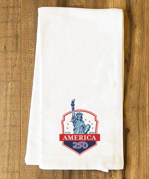 America250™ Statue of Liberty Tea Towel