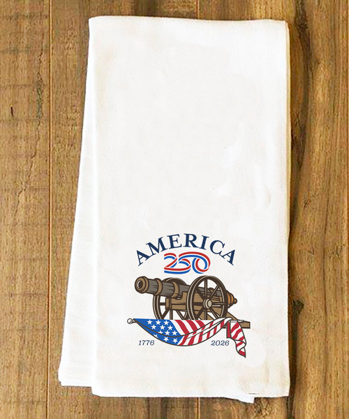 America250™ Cannon Tea Towel