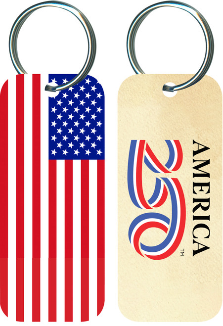 USA Flag Keychain