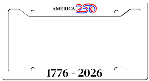 America 250 License Plate Frame 2