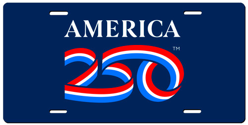 America250™ License Plate - Blue