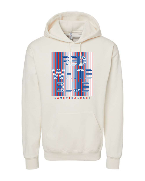 Red White and Blue Hoodie