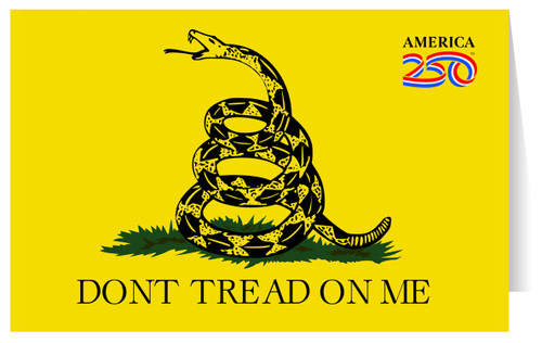 "Don't Tread on Me" Note Card