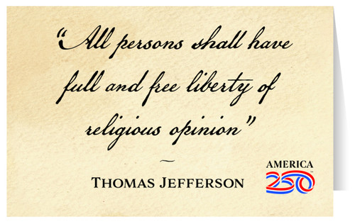 "All Persons Shall Have" Note Card