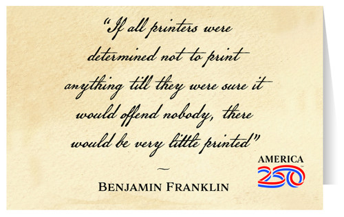 "If All Printers" Note Card