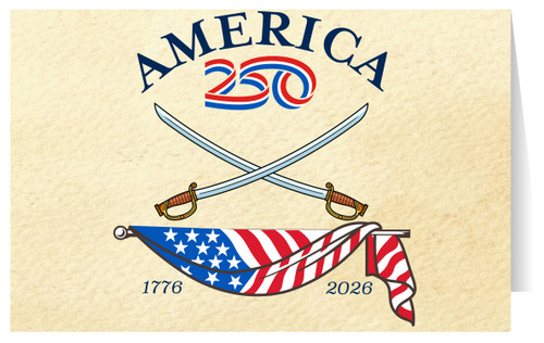 America250™ Swords Note Card
