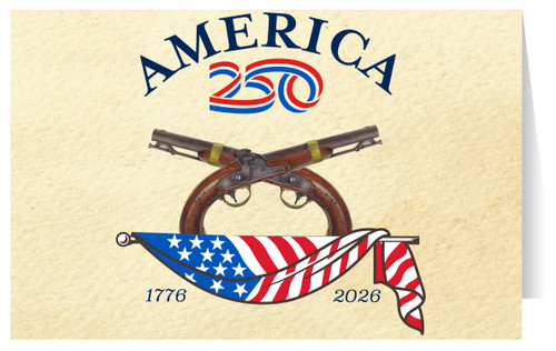 America250™ Pistol Note Cards