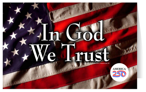 "In God We Trust" Note Card