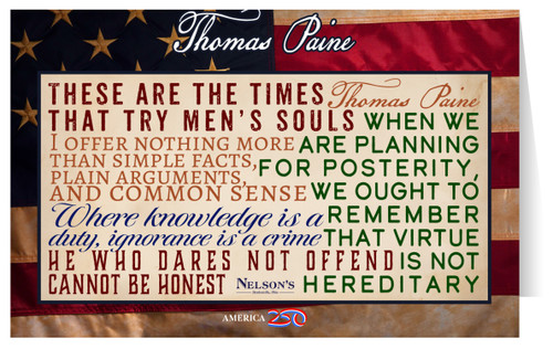 Thomas Paine Quotes Note Card