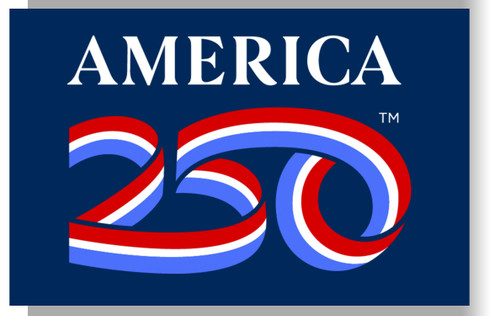 America250™ Note Card - Blue