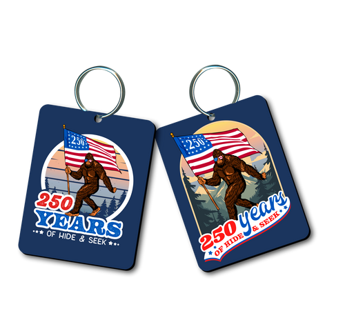 American Bigfoot Keychain