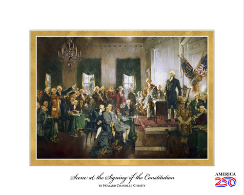 Scene at the Signing of the Constitution Print