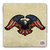 American Flag Eagle Tumbled Stone Coaster