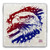 Stars and Stripes Eagle Tumbled Stone Coaster 1