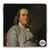 Benjamin Franklin Tumbled Stone Coaster