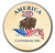 Personalized America250™ Buffalo Magnet Round