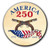 Personalized American 250 Pistol Magnet Round