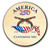 Personalized America250™ Pistol Magnet Round