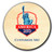 Personalized Round America250™ Statue of Liberty Magnet